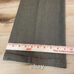 Vintage Polo Ralph Lauren Pants Mens 38 Cuffed Virgin Wool Italy Pleated Trouser