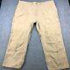 Vintage Polo Ralph Lauren Pants Mens 48x30 Beige Double Knee Biker Carpenter
