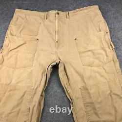 Vintage Polo Ralph Lauren Pants Mens 48x30 Beige Double Knee Biker Carpenter