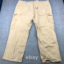 Vintage Polo Ralph Lauren Pants Mens 48x30 Beige Double Knee Biker Carpenter