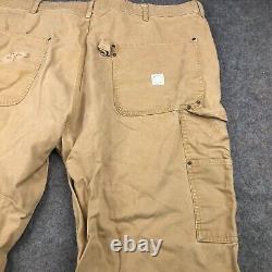 Vintage Polo Ralph Lauren Pants Mens 48x30 Beige Double Knee Biker Carpenter