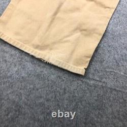 Vintage Polo Ralph Lauren Pants Mens 48x30 Beige Double Knee Biker Carpenter