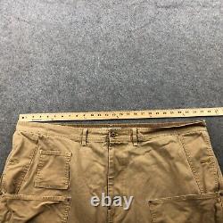 Vintage Polo Ralph Lauren Pants Mens 48x30 Beige Double Knee Biker Carpenter