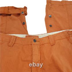 Vintage Polo Ralph Lauren Pants Orange Cargo Utility Leg Waist Adjustable Men 40