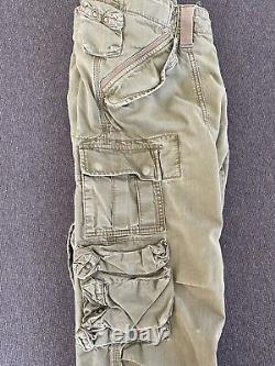 Vintage Polo Ralph Lauren Pants Paratrooper Cargo Military Pants Olive 34x34