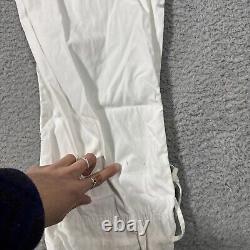 Vintage Polo Ralph Lauren Paratrooper Cargo Pant 38x32 White Military Adjustable