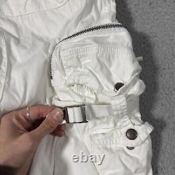 Vintage Polo Ralph Lauren Paratrooper Cargo Pant 38x32 White Military Adjustable