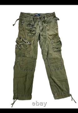 Vintage Polo Ralph Lauren Paratrooper Cargo Pants Men's 33x32 Tactical Military