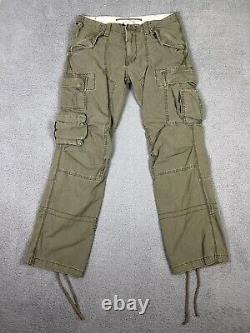 Vintage Polo Ralph Lauren Paratrooper Cargo Pants Men's 36x34 Tactical Military