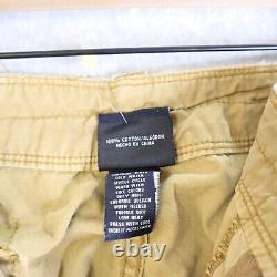 Vintage Polo Ralph Lauren Paratrooper Pants 38X32 Khaki Tan Mens Military VTG