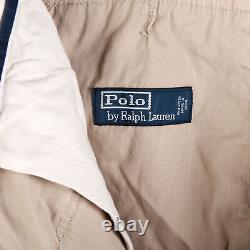 Vintage Polo Ralph Lauren Paratrooper Pants 42x30 in Khaki Beige Cotton Cargo