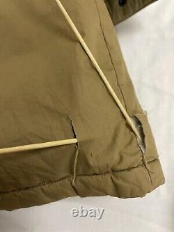 Vintage Polo Ralph Lauren Parka Jacket Size Large Tan Down Insulated 90s
