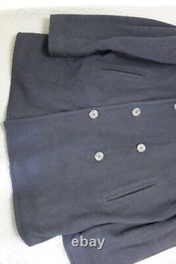 Vintage Polo Ralph Lauren Pea Coat Jacket Men's Size Extra Large Blue