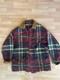 Vintage Polo Ralph Lauren Plaid Chore Hunting Jacket Corduroy Collar Large
