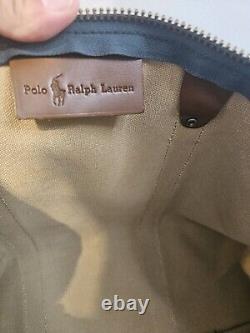 Vintage Polo Ralph Lauren Plaid Duffle Bag Travel Carry On with Shoulder Strap