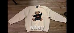 Vintage Polo Ralph Lauren Polo Bear Hand Knit Jumper, Size Large