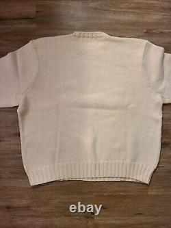 Vintage Polo Ralph Lauren Polo Bear Hand Knit Jumper, Size Large