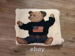 Vintage Polo Ralph Lauren Polo Bear Hand Knit Jumper, Size Large