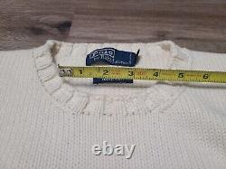 Vintage Polo Ralph Lauren Polo Bear Hand Knit Jumper, Size Large