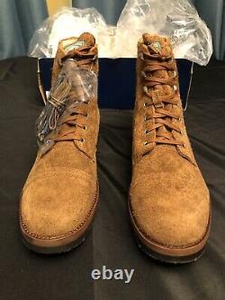 Vintage Polo Ralph Lauren Polo Country Enville Boot Suede Brown Size 11.5