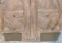 Vintage Polo Ralph Lauren Polo Country Suede Leather Jacket Bomber Chore Medium
