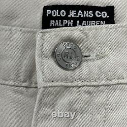 Vintage Polo Ralph Lauren Polo Jeans Co Pants Womens 14 Khaki Safari Print READ