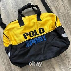 Vintage Polo Ralph Lauren Polo Sport Boston Duffle Messenger Bag