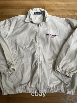 Vintage Polo Ralph Lauren Polo Sport Harrington Jacket Size L Made In USA