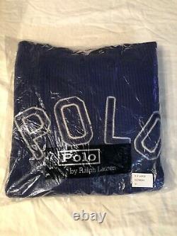 Vintage Polo Ralph Lauren Polo Sport Knit Varsity Sweater POLO Spellout 2XL XXL