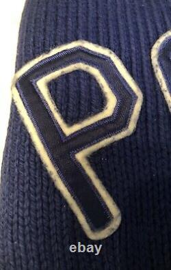 Vintage Polo Ralph Lauren Polo Sport Knit Varsity Sweater POLO Spellout 2XL XXL