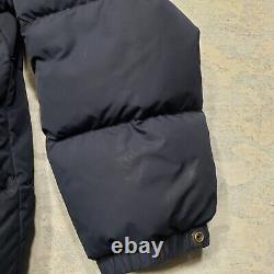 Vintage Polo Ralph Lauren Puffer Jacket Mens XL Blue Down Filled Hooded Full Zip