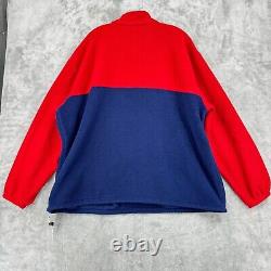 Vintage Polo Ralph Lauren Pullover Mens XL Hi Tech Fleece RL-93 Colorblock Logo