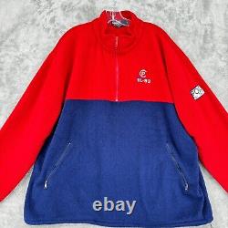 Vintage Polo Ralph Lauren Pullover Mens XL Hi Tech Fleece RL-93 Colorblock Logo