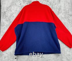 Vintage Polo Ralph Lauren Pullover Mens XL Hi Tech Fleece RL-93 Colorblock Logo