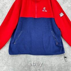 Vintage Polo Ralph Lauren Pullover Mens XL Hi Tech Fleece RL-93 Colorblock Logo