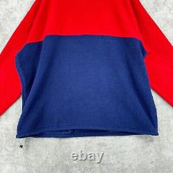 Vintage Polo Ralph Lauren Pullover Mens XL Hi Tech Fleece RL-93 Colorblock Logo