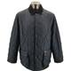 Vintage Polo Ralph Lauren Quilted Jacket Old Money Style Blue Mens Corduroy Sz L