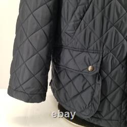 Vintage Polo Ralph Lauren Quilted Jacket Old Money Style Blue Mens Corduroy Sz L