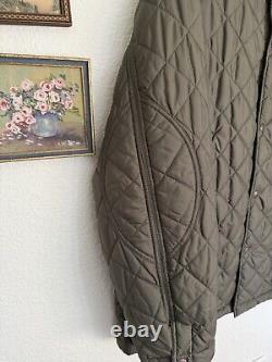 Vintage Polo Ralph Lauren Quilted Puffer Chore Field Barn Jacket Corduroy Preppy