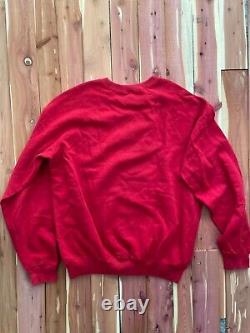 Vintage Polo Ralph Lauren RL2000 ski bear sweatshirt, extra large, red