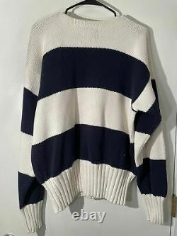 Vintage Polo Ralph Lauren RLPC Knit Cotton Sweater Men's Size XL