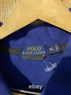 Vintage Polo Ralph Lauren RLPC Size XL Letterman Blue White EUC New York