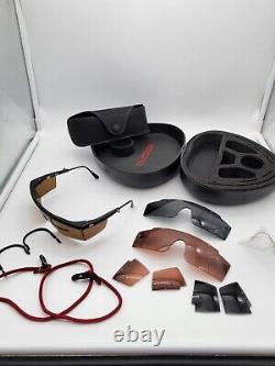 Vintage Polo Ralph Lauren RL? 2000 Sunglasses Black Made in Italy RL2000 In Case