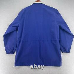 Vintage Polo Ralph Lauren RL-92 Blue White Full Zip Coat Men's Size XL