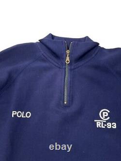 Vintage Polo Ralph Lauren RL-93 1/4 zip sweatshirt Men's XL