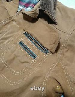 Vintage Polo Ralph Lauren RRL Bleecker Hunting Shooting Jacket Coat 381 Waxed S