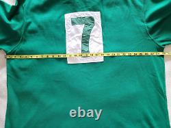 Vintage Polo Ralph Lauren Rare #7 Patch Long Sleeve Rugby Men's XL Kelly Green