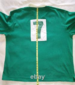 Vintage Polo Ralph Lauren Rare #7 Patch Long Sleeve Rugby Men's XL Kelly Green