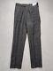 Vintage Polo Ralph Lauren Remsen Dress Pants Mens 34x36 Gray Plaid Wool Usa New
