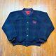 Vintage Polo Ralph Lauren Reversible Jacket Tartan Plaid Fleece Button Red